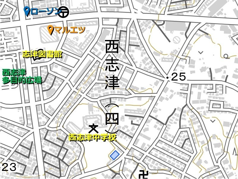 西志津４丁目駐車場Map